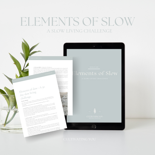 FREE Elements of Slow Challenge